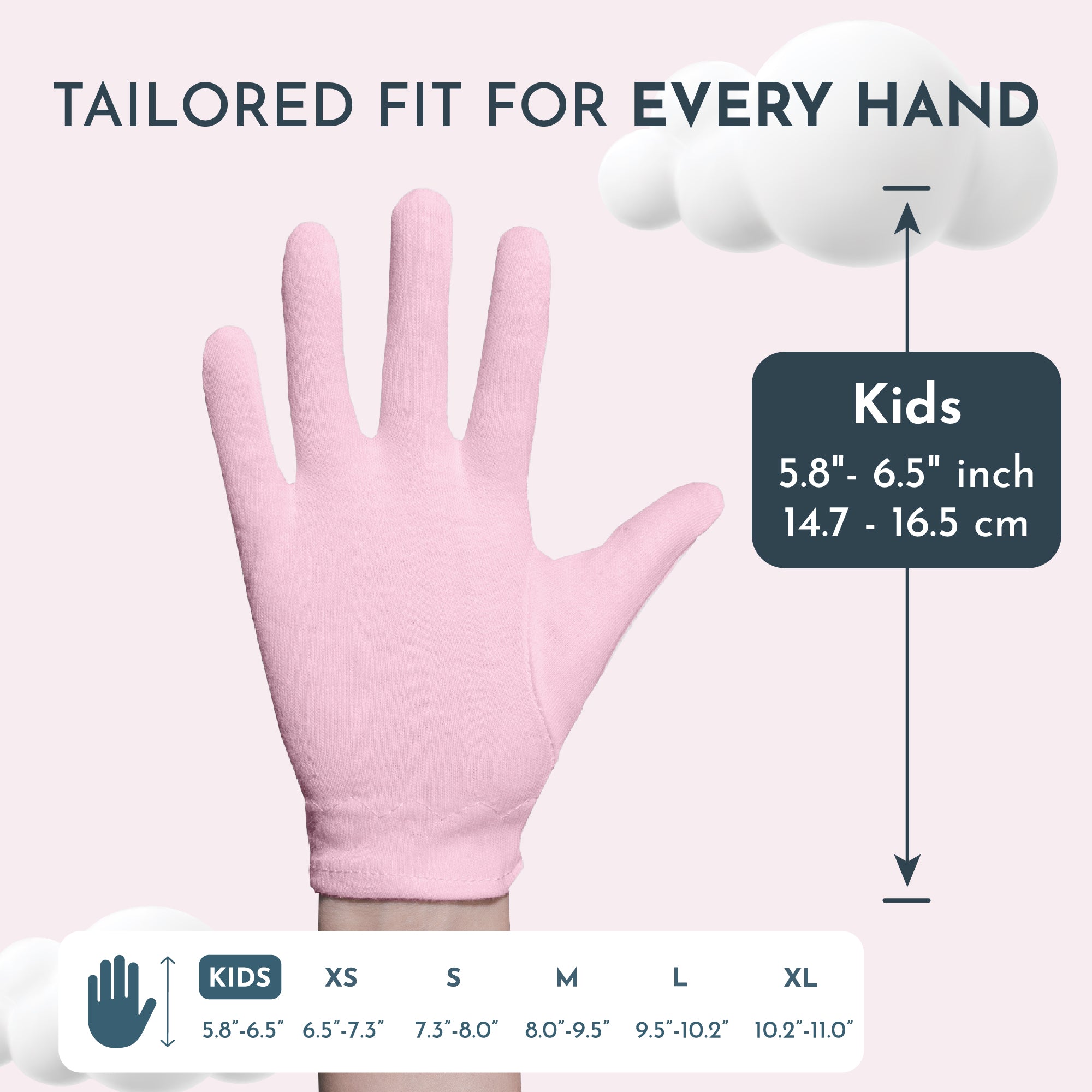 Cotton Moisturizing Gloves | Kids