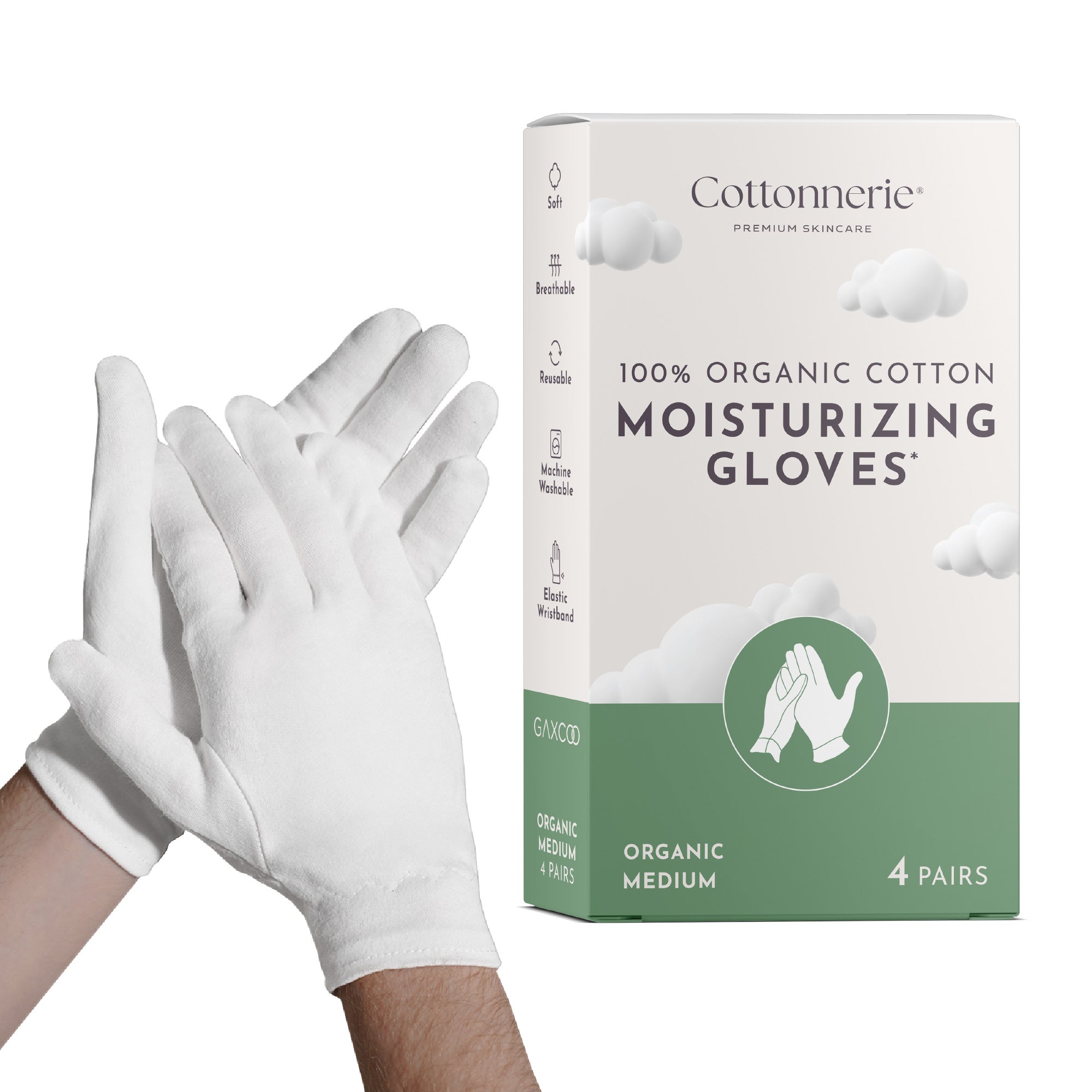 Cotton Moisturizing Gloves | Organic