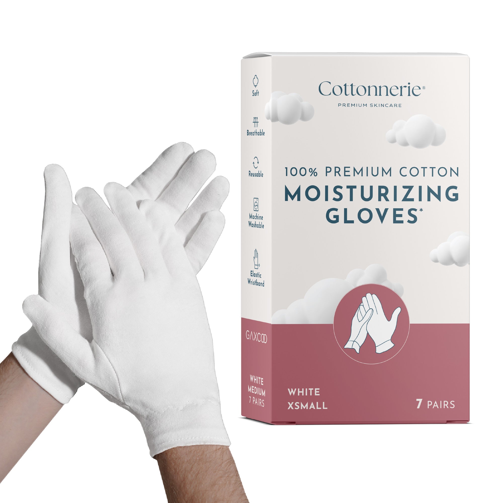 Cotton Moisturizing Gloves | XSmall